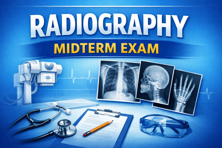 MID Term Question Answers for Conventional Radiography (MS in Radiography & Imaging Technology)