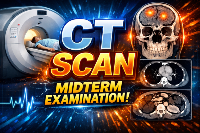 MID Term Question Answers for MRI and CT Scan (MS in Radiography & Imaging Technology)